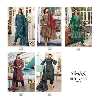 Ruhaani Vol 3 Simar Glossy Velvet Suits