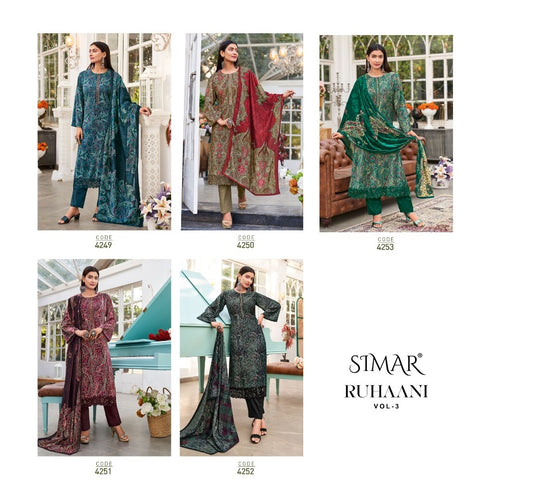 Ruhaani Vol 3 Simar Glossy Velvet Suits