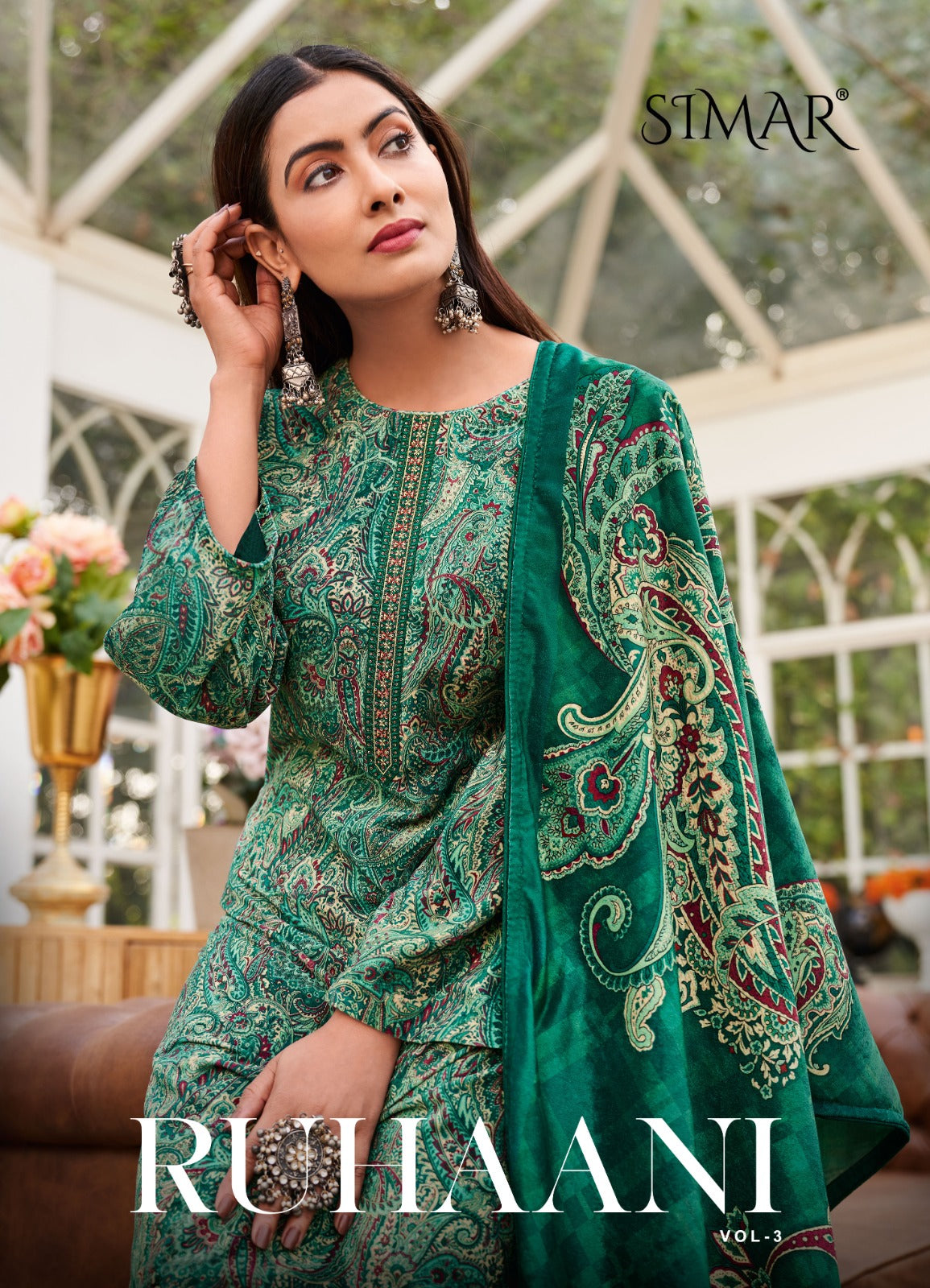 Ruhaani Vol 3 Simar Glossy Velvet Suits