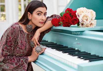 Ruhaani Vol 3 Simar Glossy Velvet Suits