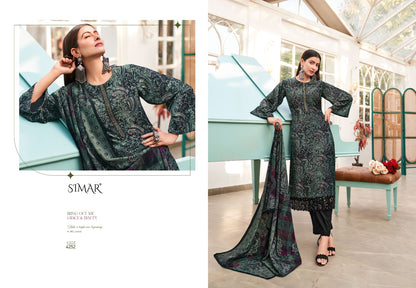 Ruhaani Vol 3 Simar Glossy Velvet Suits