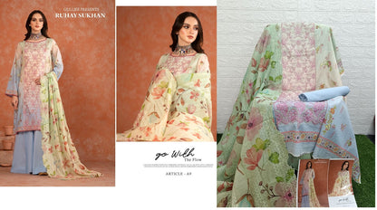 Ruhay Sukhan Vol-8 Gull Jee Lawn Original Pakistani Suits