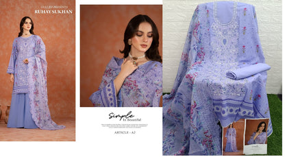 Ruhay Sukhan Vol-8 Gull Jee Lawn Original Pakistani Suits