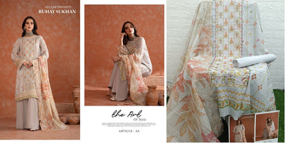 Ruhay Sukhan Vol-8 Gull Jee Lawn Original Pakistani Suits