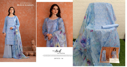Ruhay Sukhan Vol-8 Gull Jee Lawn Original Pakistani Suits