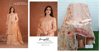 Ruhay Sukhan Vol-8 Gull Jee Lawn Original Pakistani Suits