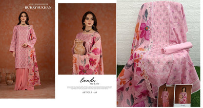Ruhay Sukhan Vol-8 Gull Jee Lawn Original Pakistani Suits