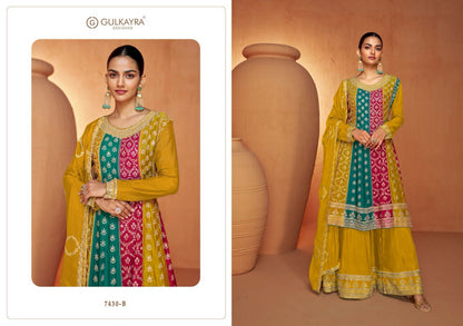 Ruhi Gulkayra Designer Chinon Pakistani Readymade Suits