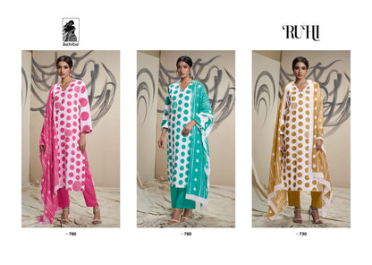 Ruhi Sahiba Cotton Lawn Pant Style Suits