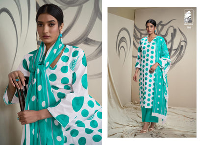 Ruhi Sahiba Cotton Lawn Pant Style Suits