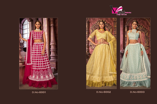 Ruksana-Zeeya Varni Fabrics Net Lehenga Choli