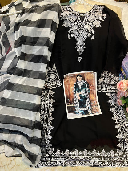 Ruksana Vol 1 Afsana Georgette Pakistani Readymade Suits