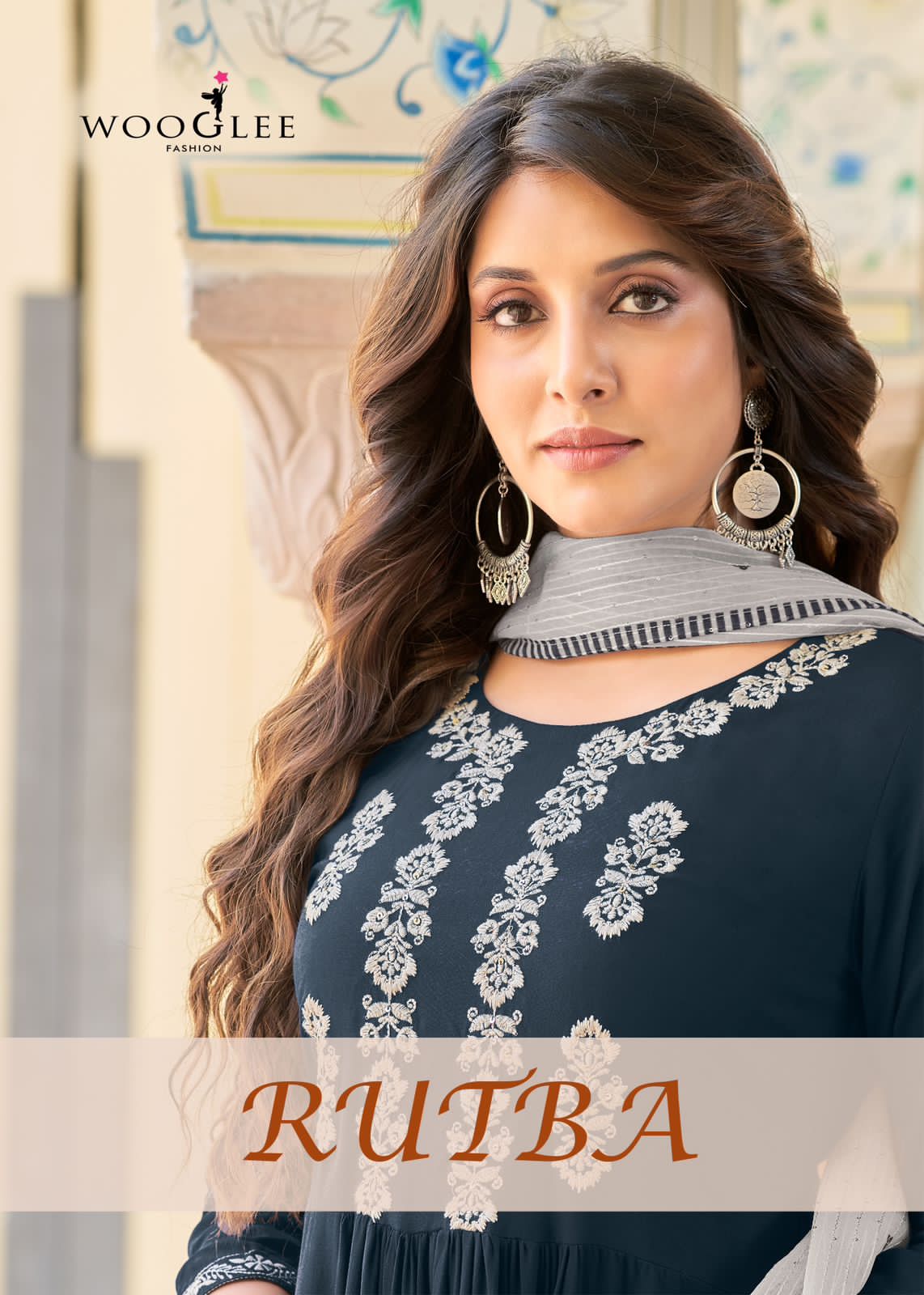 Rutba Wooglee Rayon Readymade Pant Style Suits