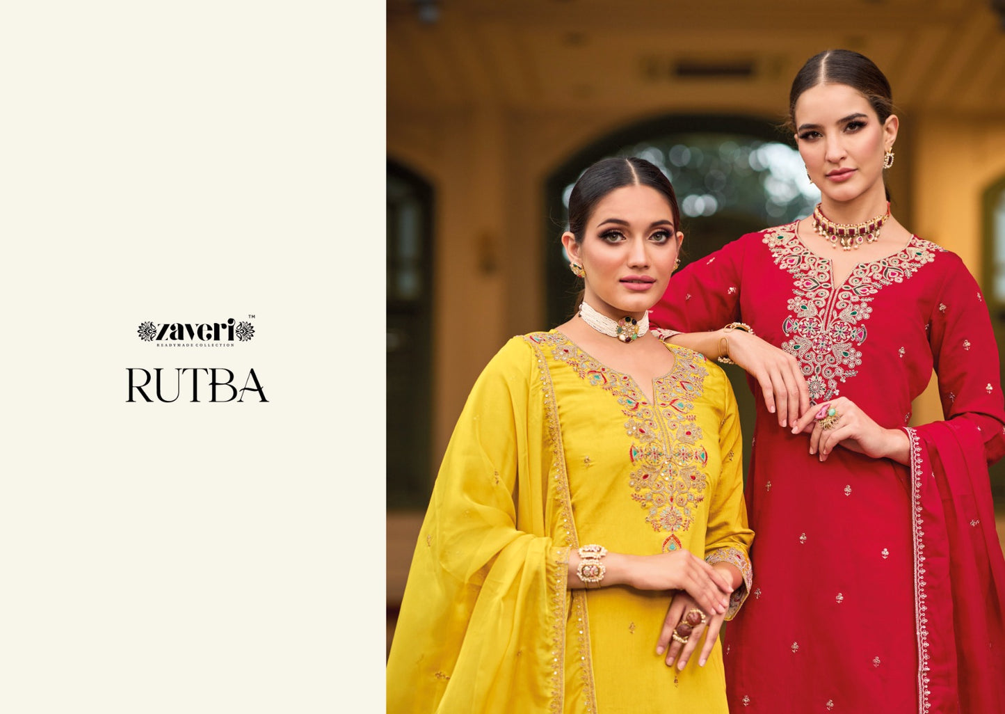 Rutba Zaveri Silk Readymade Sharara Suits