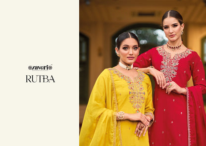 Rutba Zaveri Silk Readymade Sharara Suits