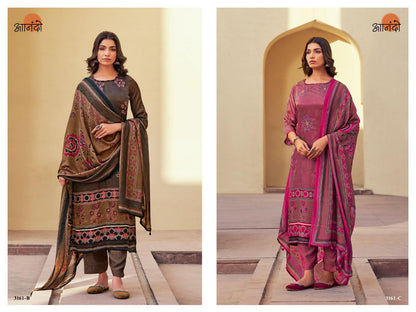 Ruya 3161 Anando Gaji Silk Pant Style Suits