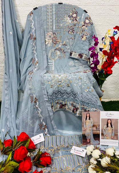 S-08 Simra Georgette Pakistani Salwar Suits