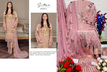 S-08 Simra Georgette Pakistani Salwar Suits