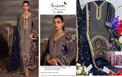 S-114 Serine Georgette Pakistani Salwar Suits