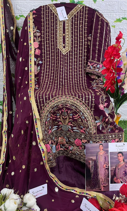 S-114 Serine Georgette Pakistani Salwar Suits