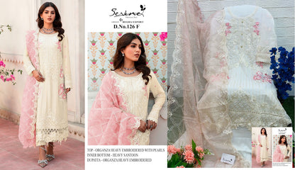 S-126 Serine Organza Pakistani Salwar Suits