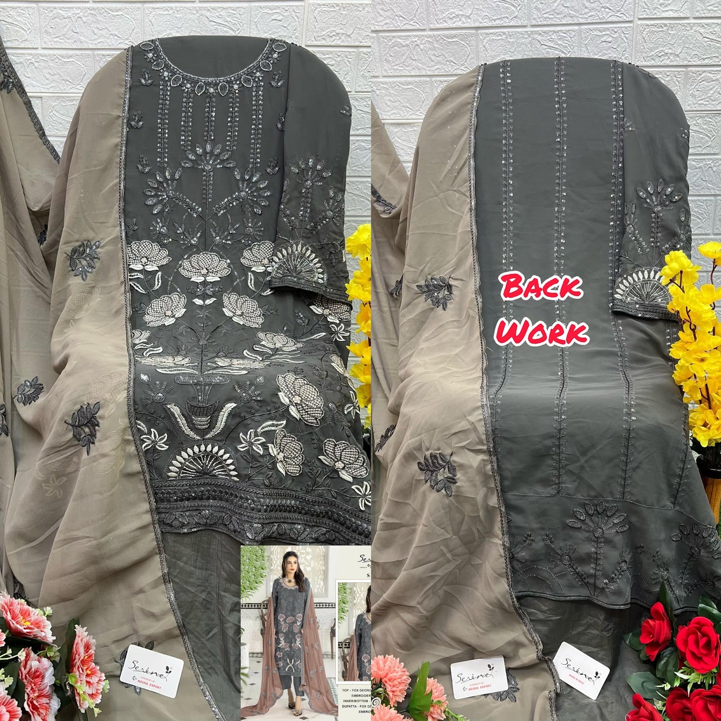 S-202 Serine Georgette Pakistani Salwar Suits