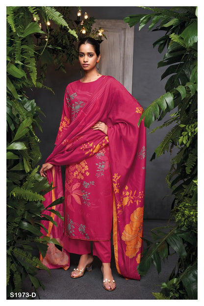 S1973-Abcd Teya Ganga Pashmina Suits