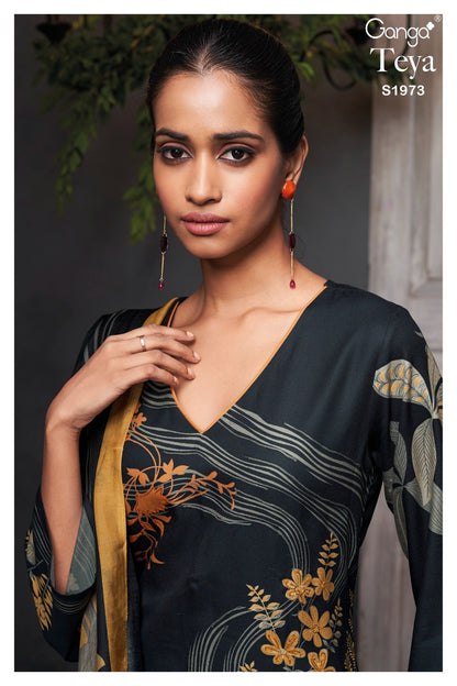 S1973-Abcd Teya Ganga Pashmina Suits
