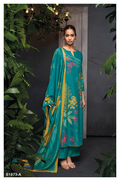 S1973-Abcd Teya Ganga Pashmina Suits