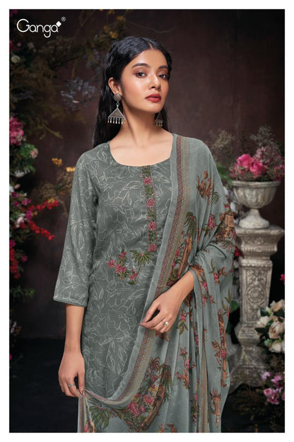 S1974-Abcd Reverie Ganga Pashmina Suits