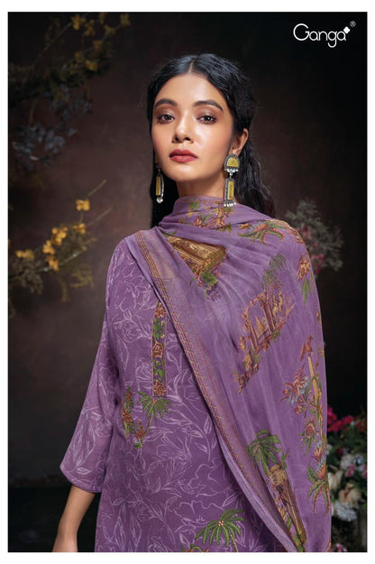 S1974-Abcd Reverie Ganga Pashmina Suits
