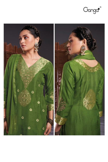 S1976-Abcdef Rivka Ganga Viscose Plazzo Style Suits