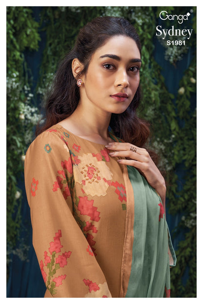 S1981-Abcd Sydney Ganga Pashmina Suits