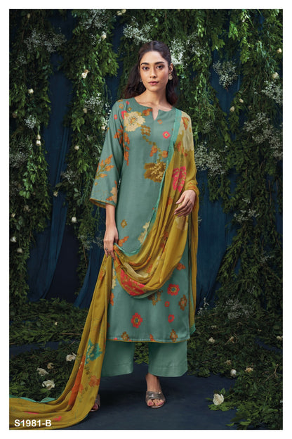 S1981-Abcd Sydney Ganga Pashmina Suits