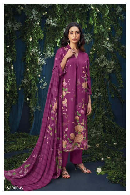 S2000-Abcd Kairi Ganga Pashmina Suits