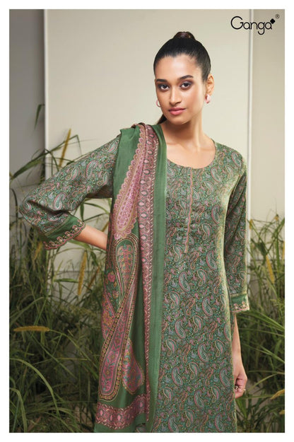 S2018-Abcd Haskell Ganga Pashmina Suits