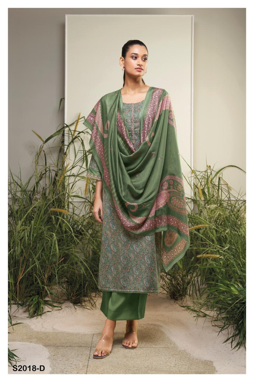 S2018-Abcd Haskell Ganga Pashmina Suits
