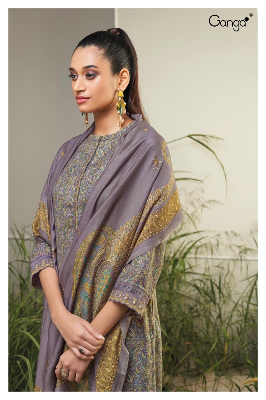 S2018-Abcd Haskell Ganga Pashmina Suits