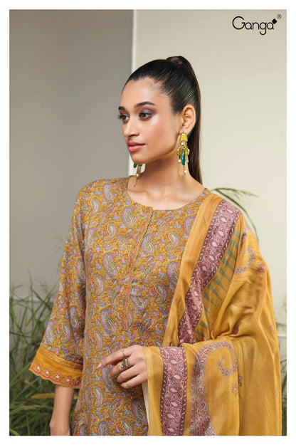 S2018-Abcd Haskell Ganga Pashmina Suits