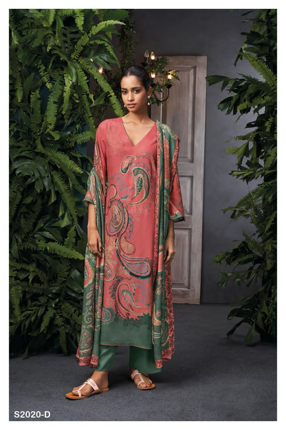 S2020-Abcd Kitura Ganga Pashmina Suits
