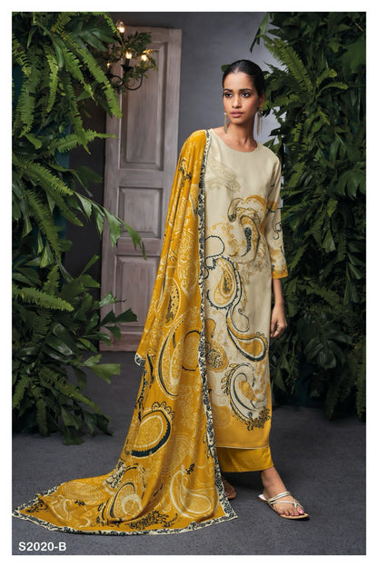 S2020-Abcd Kitura Ganga Pashmina Suits