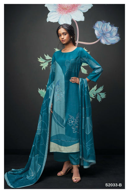 S2033-Abcd Vaidhriti Ganga Pashmina Suits