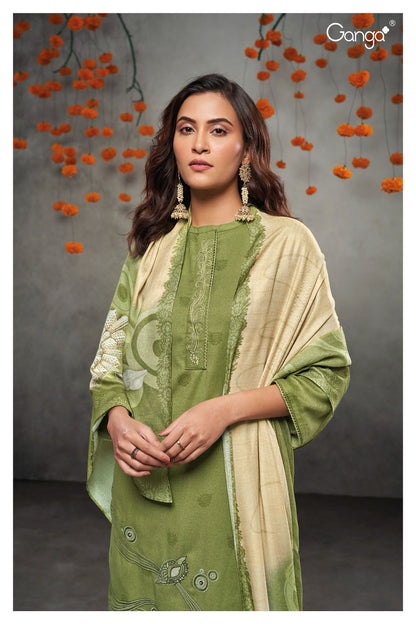 S2039-Abcd Dimity Ganga Pashmina Suits