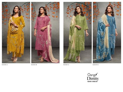 S2039-Abcd Dimity Ganga Pashmina Suits