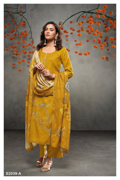 S2039-Abcd Dimity Ganga Pashmina Suits