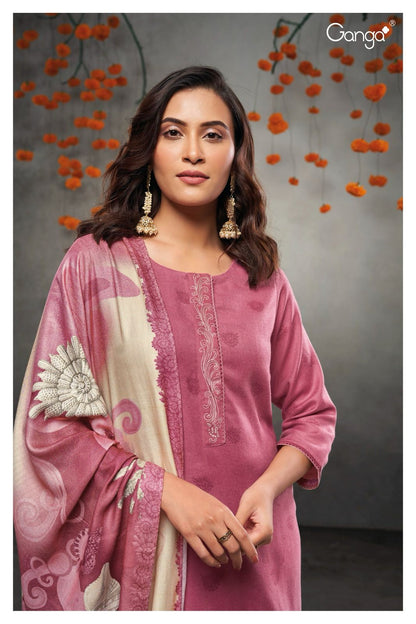 S2039-Abcd Dimity Ganga Pashmina Suits