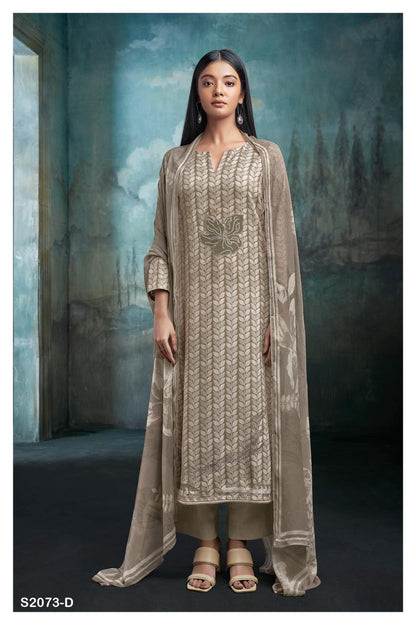 S2073-Abcd Skylar Ganga Pashmina Suits