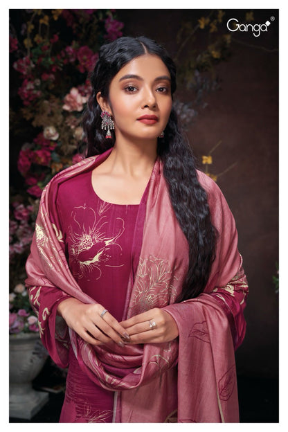 S2083-Abcd Valeria Ganga Pashmina Suits
