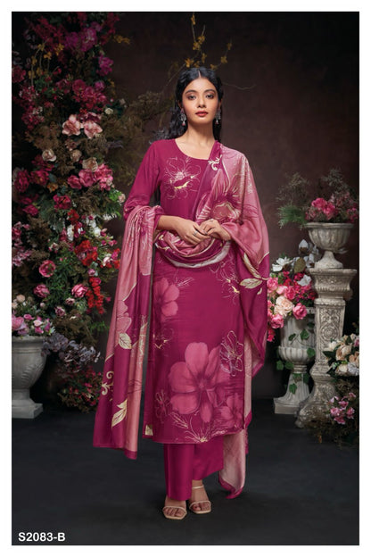 S2083-Abcd Valeria Ganga Pashmina Suits