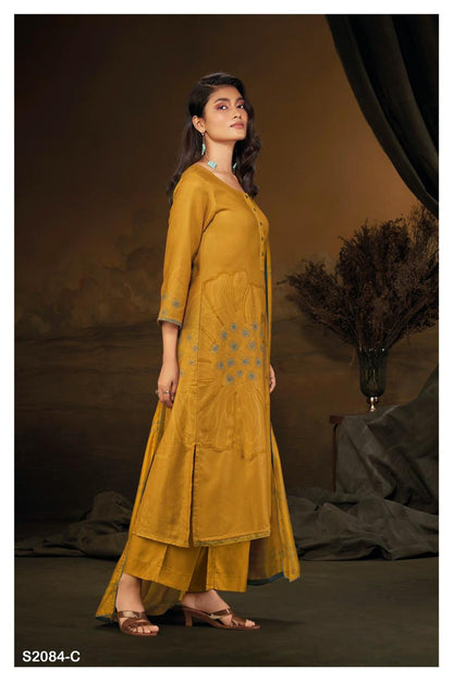2084 Havanah Ganga Wool Pashmina Suits